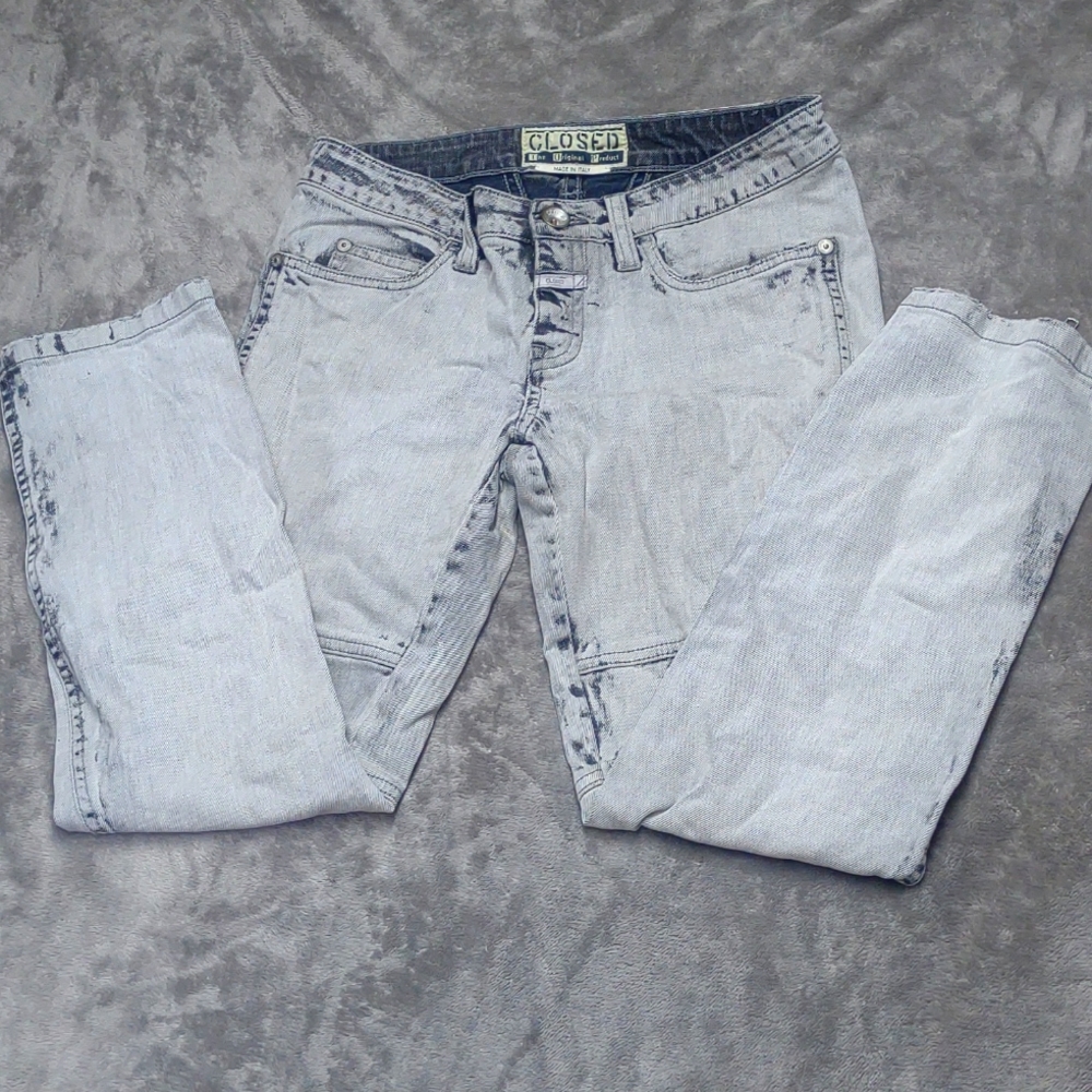 Closed jeans size 25 made in Italy whitewash